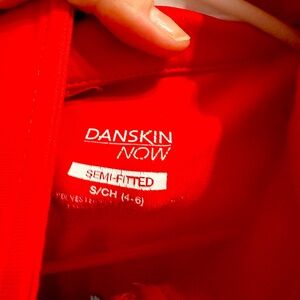 Danskin running zip up Red